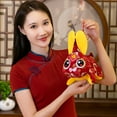 Mairbeon Rabbit Zodiac Mascot Chinese Knot Embroidery Pattern Cute