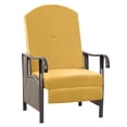 thumbnail image 2 of BrylaneHome Outdoor Preminum Steel Frame Oversized 350LB Weight Capacity Recliner Chair Wide Seat Patio Yard Garden, 2 of 6