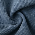 thumbnail image 6 of Women's Bow Tie Front Denim Shirt Puff Short Sleeve Crewneck Ruffle Hem Peplum Blouse Cute Y2K Jean Shirts, 6 of 7