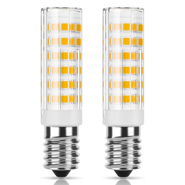 Bombilla LED de encendido instantáneo, ahorro de energía, 5 W, equivalente a halógeno de 50 W, bombillas de base de cerámica no regulables con larga vida útil y luz blanca cálida de 3000 K, perfectas