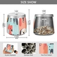 thumbnail image 3 of Cartoon Dogs Ashtray with Lid Cigarette Ashtray Stainless Steel Ash Tray Ash Holder for Home Outdoor, 3 of 7