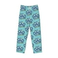 thumbnail image 4 of Xecao Best Dad Ever Men's Straight Lounge Pajama Pants: The Ultimate in Comfortable Sleepwear, 4 of 9