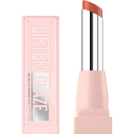Maybelline Lifter Glaze Hydrating Lip Gloss Oil Balm with Hydrating Oil Blend, Caramel Glow, 0.1 oz