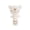 B001- Style A, variant on Student Squeeze Toys, Student Patting Plush Toys, Teddy Bear for Student, Soft Toys, Plush Toys, Student Shower Gift, 1 Pc, 8 In, Cream, Star Embroidery, Tummy Time, Oral Relief,