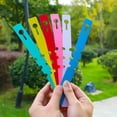 thumbnail image 5 of Viveous 120pcs PVC Garden Labels Adjustable Plant Tags Nursery Plant Labels Plant Markers Tags Tree Tags Markers Wraps Tree Tags Tree Identification Labels for Garden Use, 5 of 10