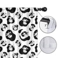 thumbnail image 4 of Blackout Kids Curtains,Black White Cow Pattern Childrens Insulated Curtains Set Of 2,Bedroom Essentials,Toddler Room Decor 42x63in(106x160cm), 4 of 5