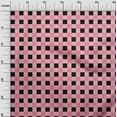 thumbnail image 2 of oneOone Polyester Lycra Medium Pink Fabric Gingham Check Craft Projects Decor Fabric Printed By The Yard 56 Inches Wide, 2 of 4