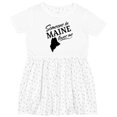 thumbnail image 3 of Inktastic Someone in Maine Loves Me Girls Toddler Dress, 3 of 5