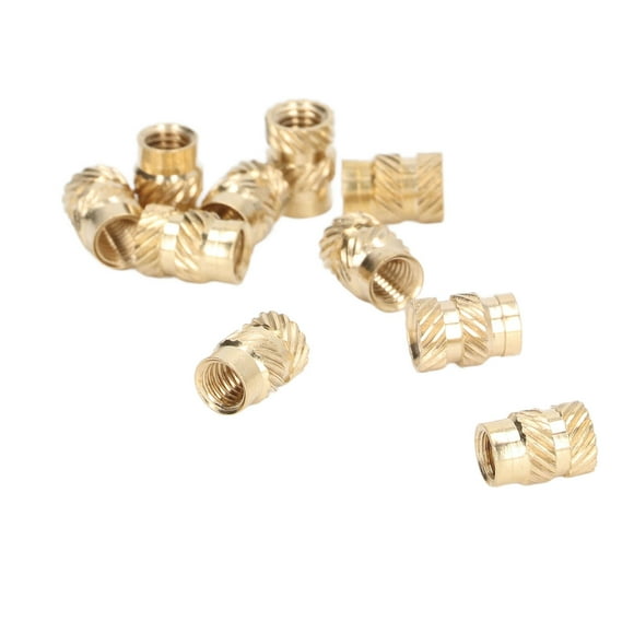 Brass Insert, Wide Application Embed Parts for Plastic Component M3x4x4.2