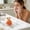 Orange, variant on Food Grade Silicone Facial Cleansing Brush, Soft Zoned Bristle Massage Tool, Portable Waterproof Face Scrubber, Gentle Cleaner for Deep Pore Cleansing, Oil Removal for Home,Daily Skin Care