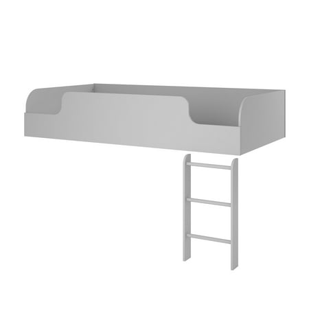 Ameriwood Home Elements Loft Bed Platform with Ladder,