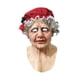 thumbnail image 3 of Máscara de látex navideña, máscara facial realista, tocado realista para carnavales. Abuela, 3 of 9