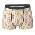 thumbnail image 6 of Men's Boxer Briefs, Sassy Funny Rabbit Flower Soft Comfy Mens Underwear Boxer Briefs Breathable With Widen Waist, 6 of 7