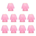 thumbnail image 1 of Delantal de para niños, delantal de pintura para niños con larga, , lavable, impermeable, para hornear y alimentar. rosa, 1 of 8