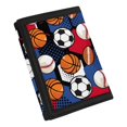 thumbnail image 2 of Chririnla Mixed Sport Ball Trifold Card Wallet, Lightweight Polyester Foldable Toddler Wallet for Outdoor and Daily Travel Use, 2 of 6