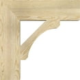 thumbnail image 3 of Ekena Millwork 6"W x 24"D x 24"H Legacy Block Rough Sawn Bracket, Douglas Fir, 3 of 4