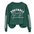 thumbnail image 4 of IMENGL T-Shirt à Col Rond à Manches Longues avec Lettrage « Grand-Maman » de Football, Vert TG, Taille M-3TG, 4 of 4