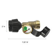 Expert Grill Propane Tank Gauge Indicator for Standard 20 lb. Propane Tanks