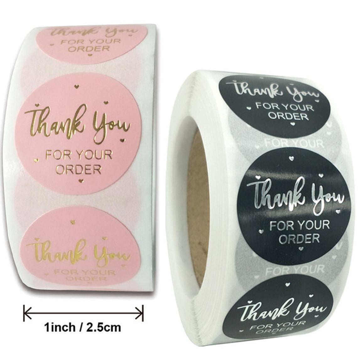 1Thank You Stickers 16 Designs 1000pc Thank You Labels Stickers for Business Packaging,Gift Bags,Boxes,Tissue Ideal for Crafters /& Online Sales