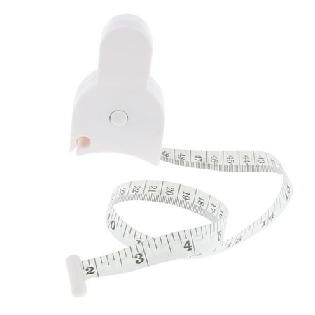 

White Retractable Body Waist Tape Measure / Body Weight