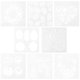 thumbnail image 1 of 8Pcs Hollow Painting Template DIY Hollow Painting Stencil for Kids (Mixed Style), 1 of 3