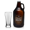 Libbey Craft Brews Beer Glass Set with Glass Growler and Metal Cap, 4