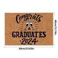 2024 Graduation Season Velvet Floor Mats Funny Graduation Season Door