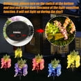 thumbnail image 6 of Innens Solar Flower Lights Wisteria Flowers Waterproof Garden Stake Light Landscape Decor for Yard Lawn Outdoor (Yellow, 5 Pack), 6 of 13