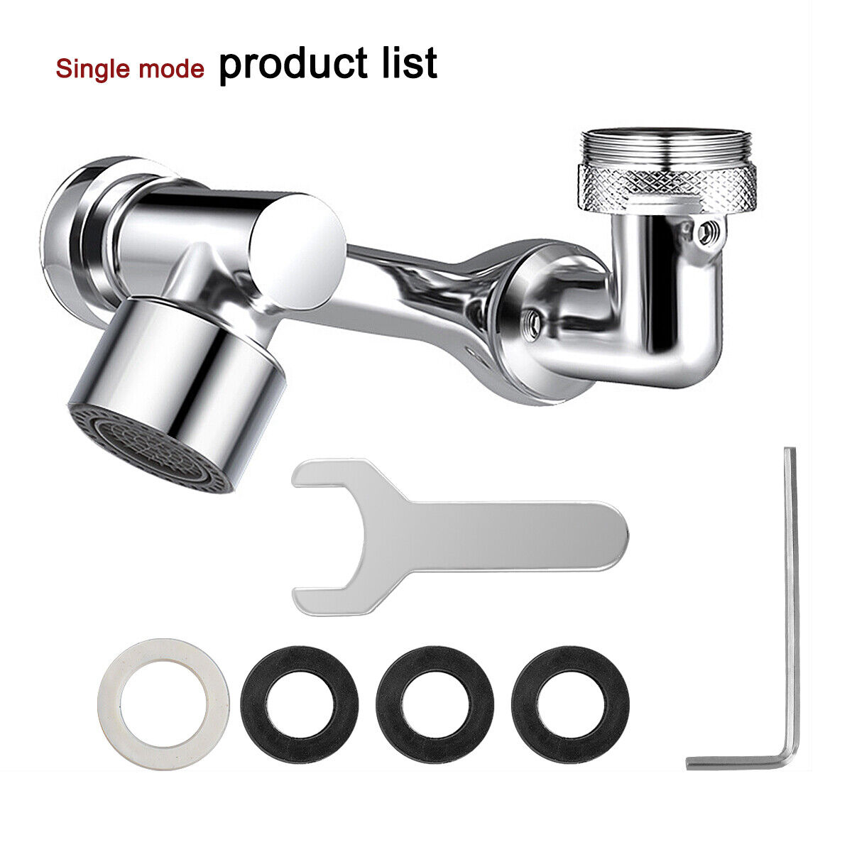 1080° Rotation Splash Filter Faucet Aerator Tap Extender Water Nozzle Universal