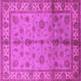 thumbnail image 1 of Ahgly Company Indoor Square Oriental Pink Traditional Area Rugs, 7' Square, 1 of 4