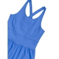 thumbnail image 2 of Athletic Works Girl's Strappy Romper, Sizes 4-18, 2 of 3