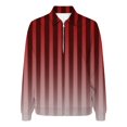 thumbnail image 4 of iHPH7 Lightweight Jacket Women Going Out Jackets for Women Collared Jacket Women's Activewear Striped Jacket Fall Jacket Workout Jackets for Woman Red S, 4 of 4