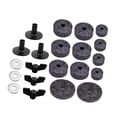 thumbnail image 1 of 21 piezas de accesorios de repuesto para platillos, almohadillas de fieltro para platillos de batería portátiles, soporte para platillos Gris, 1 of 9