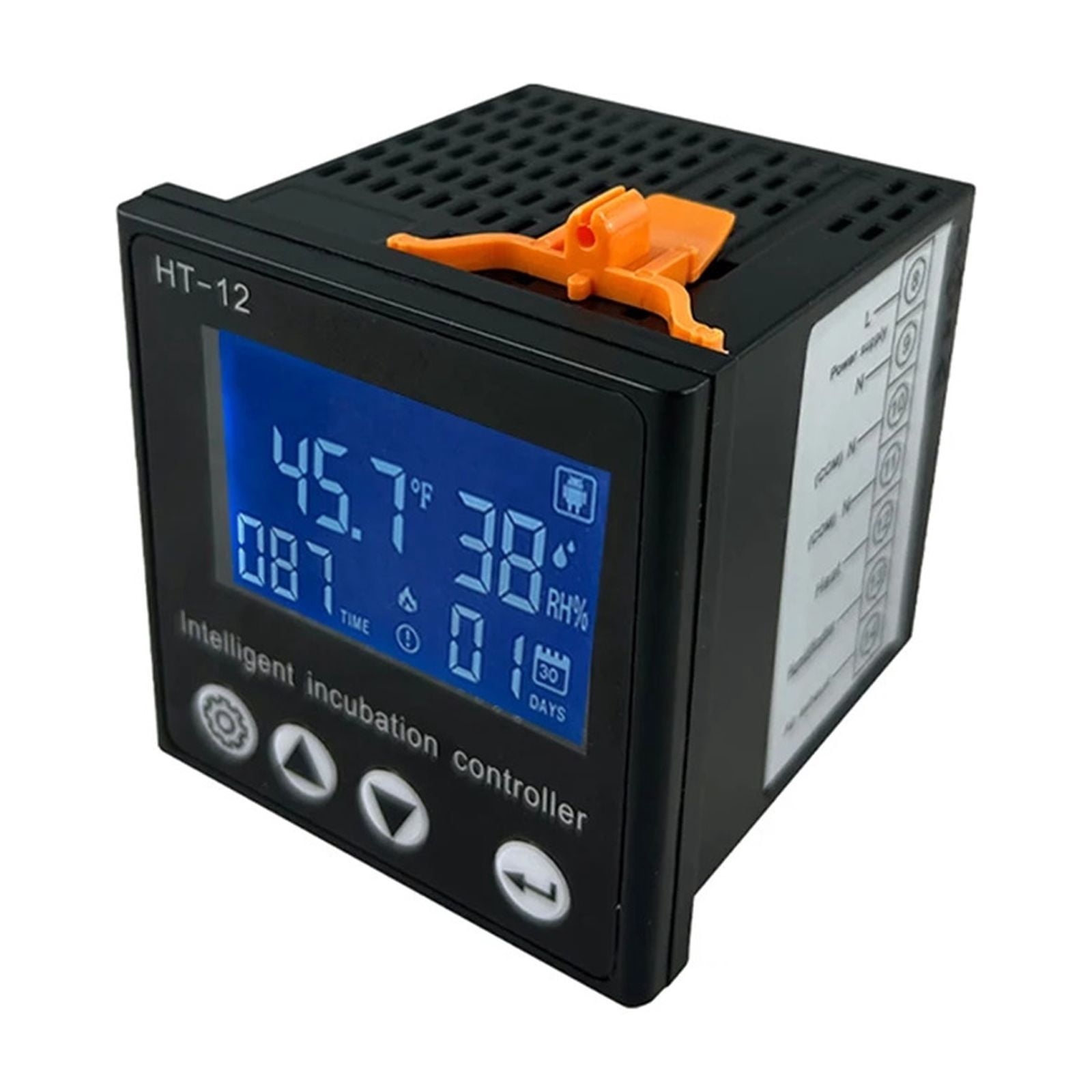 LCD Digital Egg Incubator Controller Thermostat Hygrostat Control with Temperature Humidity Sensor ,Simple Operation