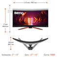thumbnail image 5 of Monitor Gamer Curvo BenQ EX3410R 34” WQHD 144Hz 1ms HDRi FreeSync – Ultra Ancho 21:9, 5 of 5