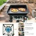 thumbnail image 3 of Red Mountain Valley Propane Gas Single Burner, Outdoor Camp Stove with 36Qt Pot and Timer, Seafood Boil, Outdoor Propane Stove for Home Brewing, Turkey Fry, Camping, 3 of 7
