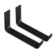 thumbnail image 2 of 2 unids/set soportes de estante en apariencia de L para arte resistente soporte de pared Incluye que cuelgan Cocina Oficina BLESIY Soporte de estante de pared, 2 of 8