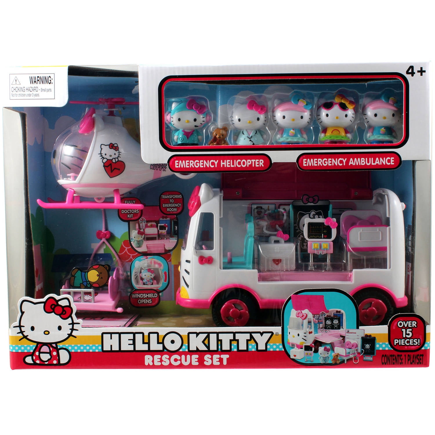 jada toys hello kitty rescue set