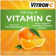Vitron-C High Potency Iron Supplement with 125 mg Vitamin C, 60 Count