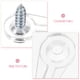 thumbnail image 3 of unbranded 100Ud Clips Sujetadores Transparentes Para Puertas De Gabinete Con Tornillos Resistente Y Práctico, 3 of 8