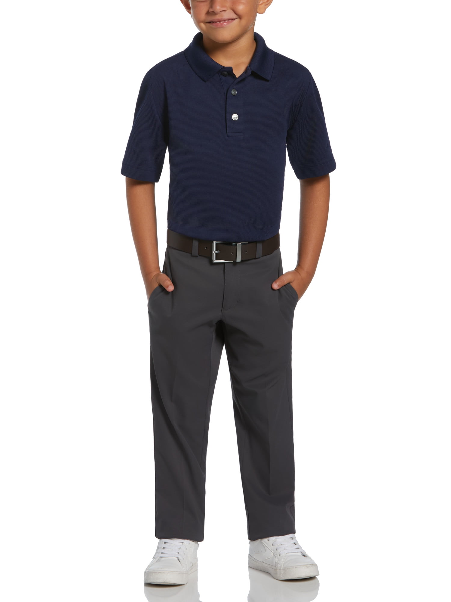 Ben Hogan Boys' Solid Golf Pants with Active Waistband, Sizes 4-20