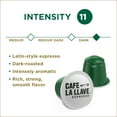 thumbnail image 3 of Cafe La Llave Espresso, Dark Roast Latin-Style Coffee Capsules, Intensity 11, 10 Count, 3 of 7