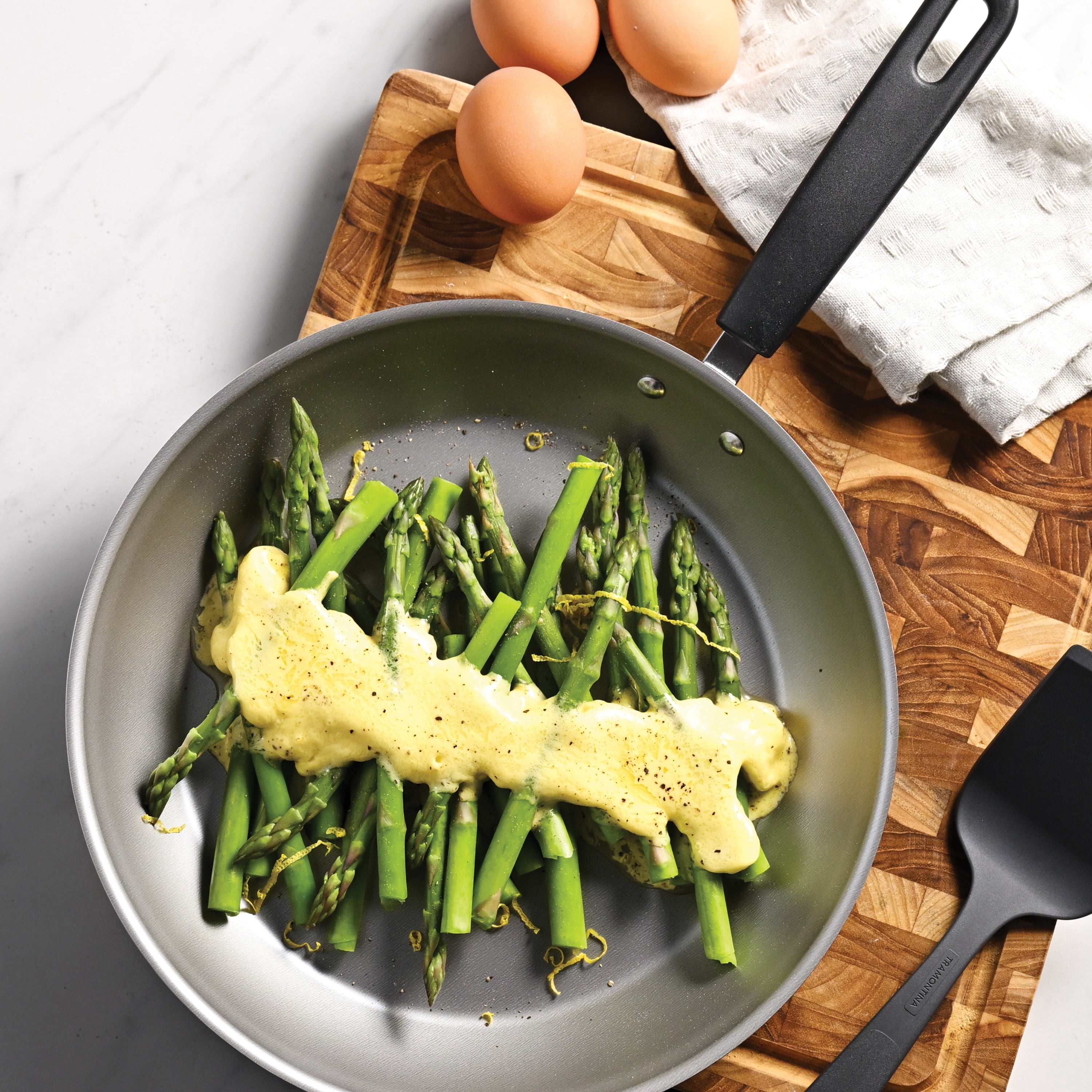 Tramontina Primaware 18-Piece Nonstick Cookware Set, Asphalt