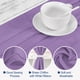 thumbnail image 4 of 10 Pies Chifón Mesa Camino, 28 x 120 Pulgadas Rústico Gasa Mantel Transparente Boda Mesa Camino para Boda Nupcial Fiesta Mesa Decoraciones, Púrpura, 4 of 6