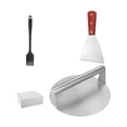 thumbnail image 3 of Prensa para Hamburguesas de Acero Inoxidable Strade Fareast Limited 22 cm, 3 of 8