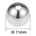 thumbnail image 2 of Uxcell Billes de Roulement Métriques en Acier Inoxydable 304 Grade G100 Bille de Précision 11 mm, 2 of 5