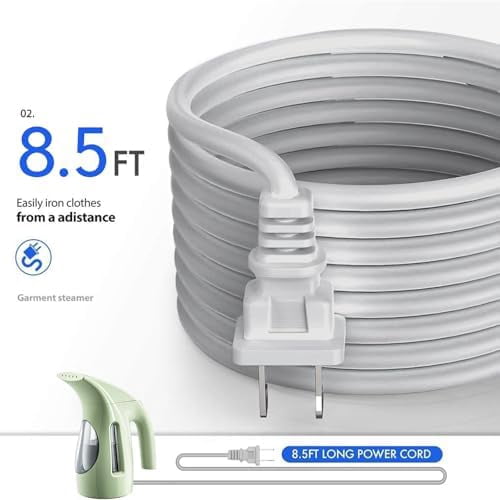 Steamer for Clothes, Portable Handheld Design, 240ml Big Capacity, 700W, Strong Penetrating Steam, Removes Wrinkle, for Home, Office and Travel(ONLY FOR 120V)(Green)