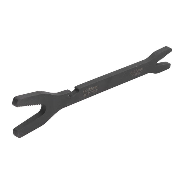 Llave inglesa C45 de acero de 6 a 25 mm, tipo Y, doble cabezal, herramienta manual para reparación y mantenimiento, color negro