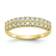 thumbnail image 1 of 10k Yellow Gold Cubic Zirconia Cz Ring, 1 of 9