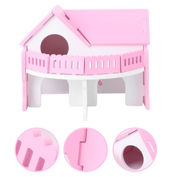 OULII Small Animal Nest Hamster Sleeping Nest Multicolor Anti Aging 1Set Indoor Pet Housing